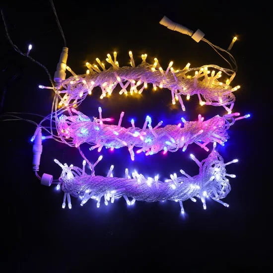 10m 100 bolas RGB LED luces de cadena decoración navideña fiesta de boda luz de Navidad de hadas